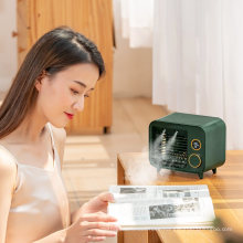 Portable Air Conditioner, Mini USB Space Cooler Air Humidifier, 5 Wind Speed Desktop Air Conditioner Fan